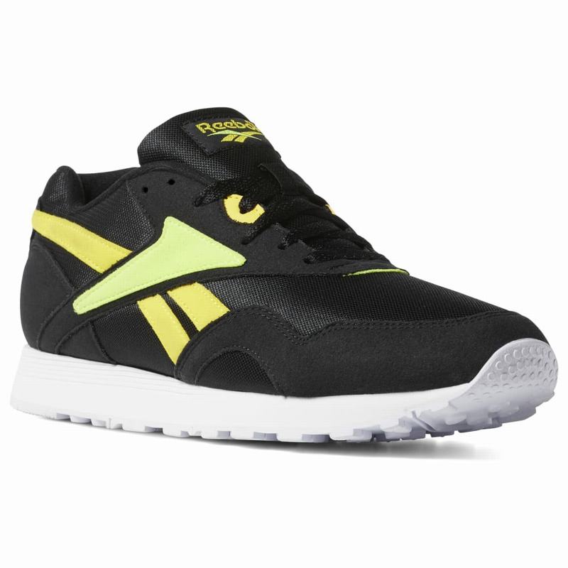 Tenisi Reebok Rapide Barbati Negrii/Galbeni/Verzi Deschis/Albi Romania YP5276NG